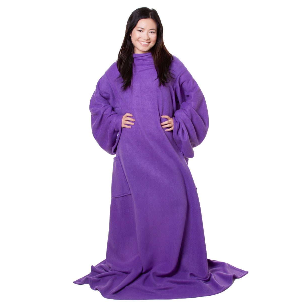 Snuggie Original – Fleecedecke – mit Ärmeln – Lila