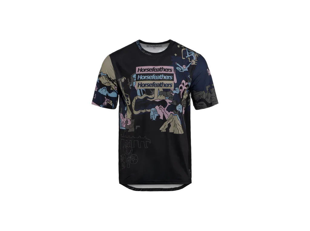 Tricou Horsefeathers Quantum Bike (doodle)