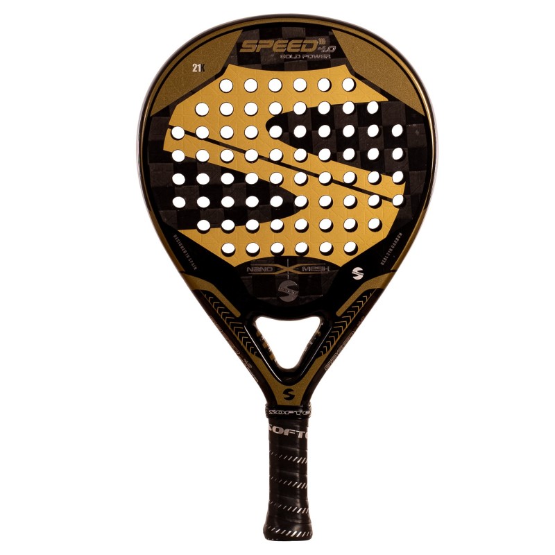 Racchetta Padel Softee Speed Gold Power 4.0 Nano Mesh Multicolor