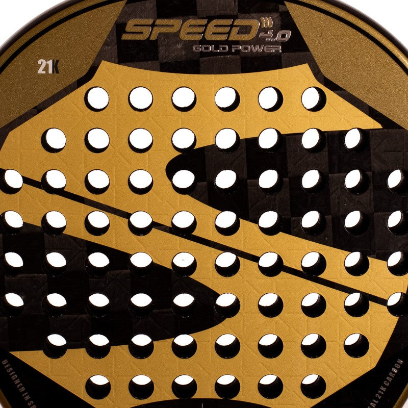 Racchetta Padel Softee Speed Gold Power 4.0 Nano Mesh Multicolor