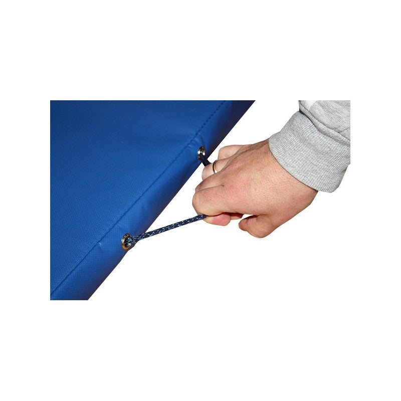 Wzmocniony materac 200x100x5cm ze wzmocnieniem narożnym i uchwytami wielokolorowy