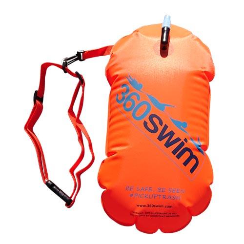 Plávacia bójka 360swim™ Tow Float | Oranžová
