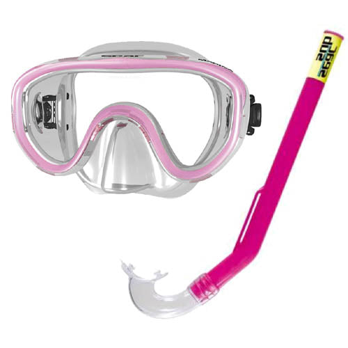 Seac Children's Snorkel Set Marina Silicone Pink