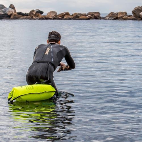 Seac Safe Dry Bóje na plavání žlutá 28 litrů