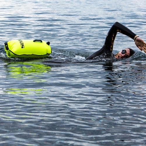 Seac Safe Dry Bóje na plavání žlutá 28 litrů