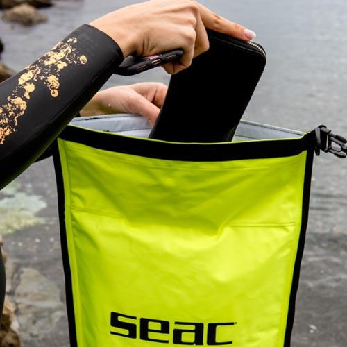 Seac Safe Dry Bóje na plavání žlutá 28 litrů