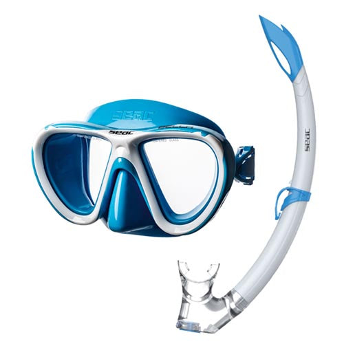 Seac Children's Snorkel Set Bella Color Silicone Blue