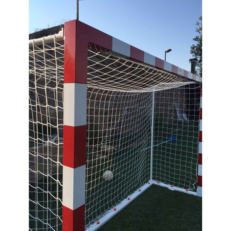 Zestaw metalowych bramek do futsalu/piłki ręcznej Ruchome elementy 80x80 mm z podstawą 80x40 mm wielokolorowe