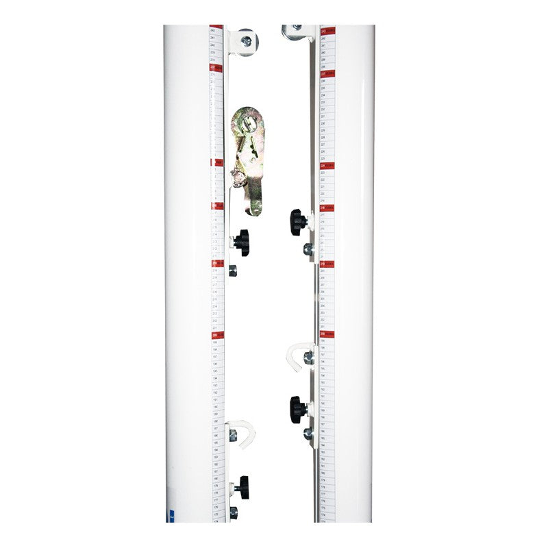 Set Of 2 Fixed Multi-height Aluminum Posts 90mm Tube