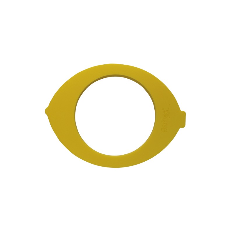 Sæt med 4 minimåtter hånd citron og spøgelse multicolor