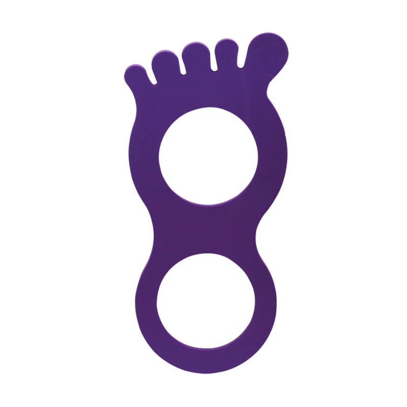 Sæt med 4 minimåtter hånd citron og spøgelse multicolor