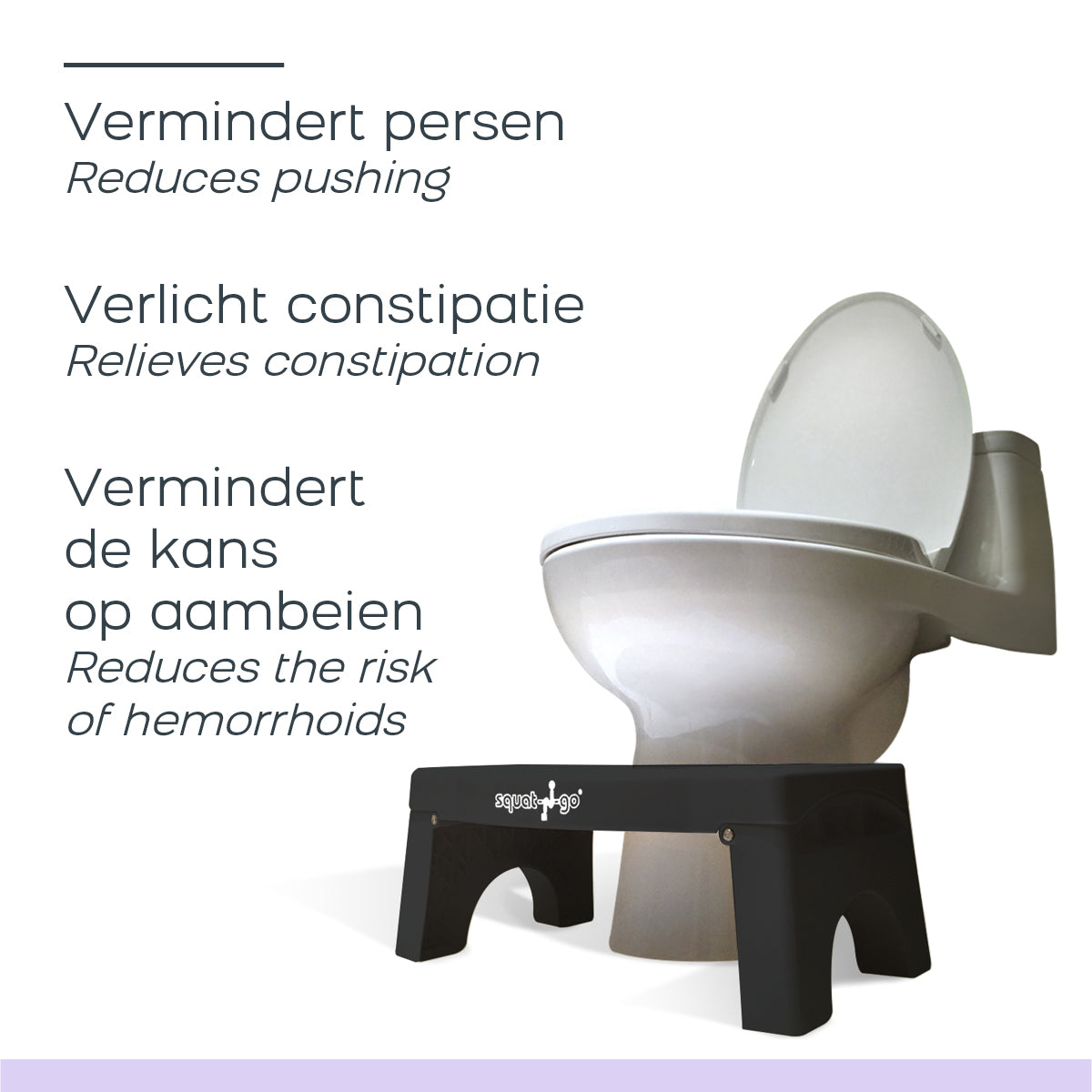 Squat-n-go - Sgabello da WC - Verde
