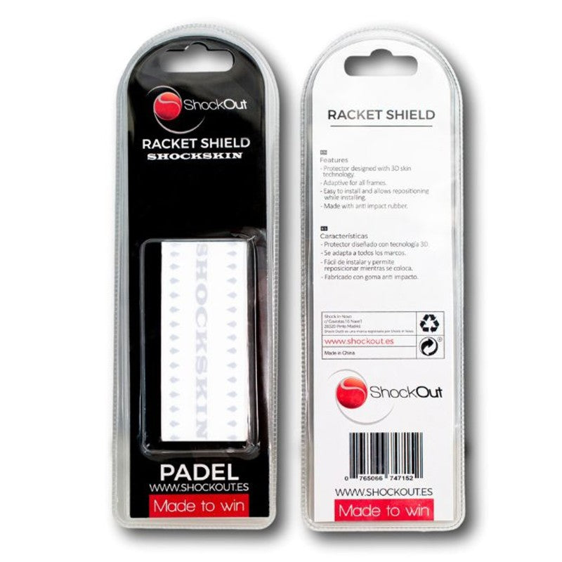 Shockout Pádel Transparentní chránič rakety Padel Multicolor