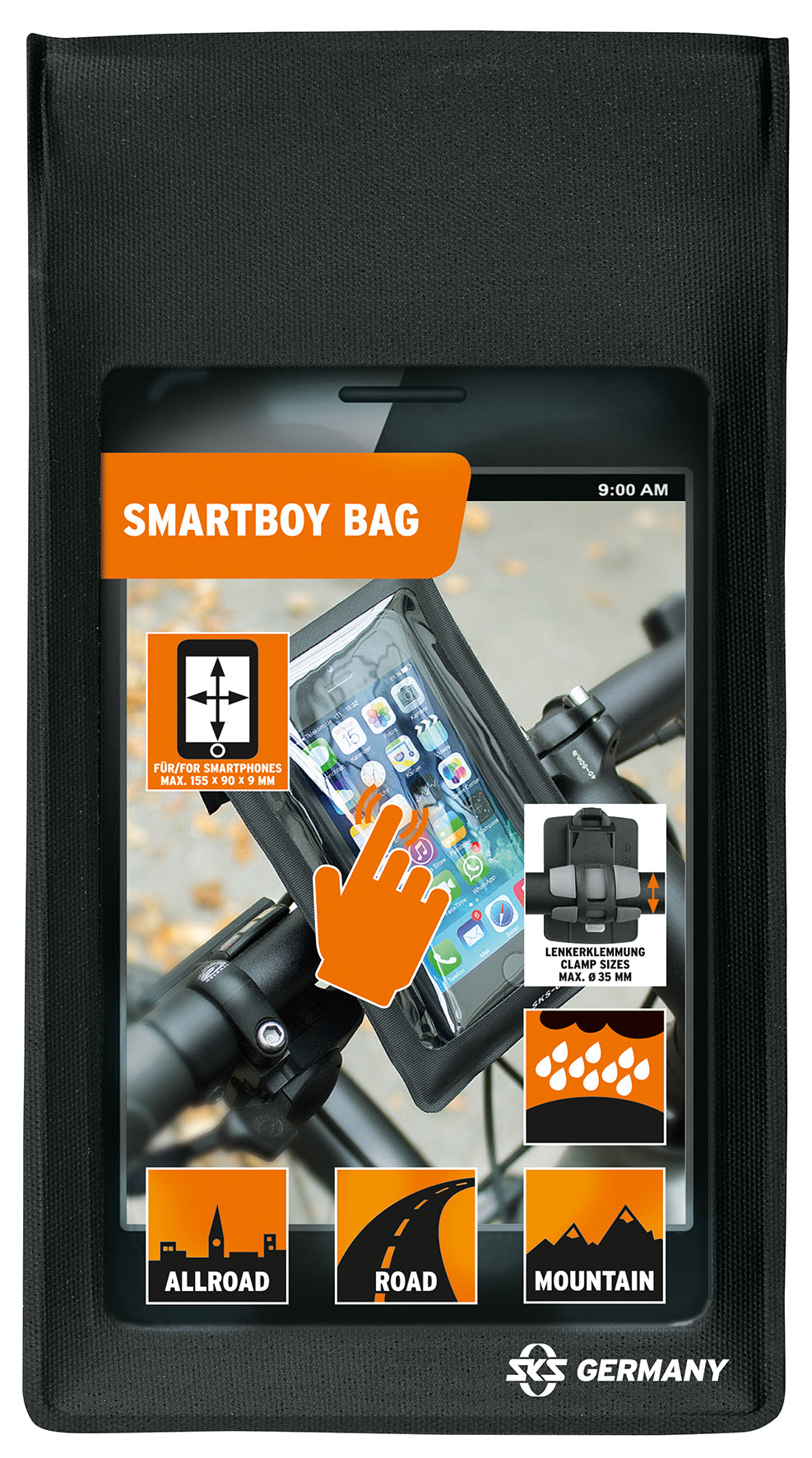 Puzdro na telefón Sks Smartboy Xl 155x90 mm bez držiaka