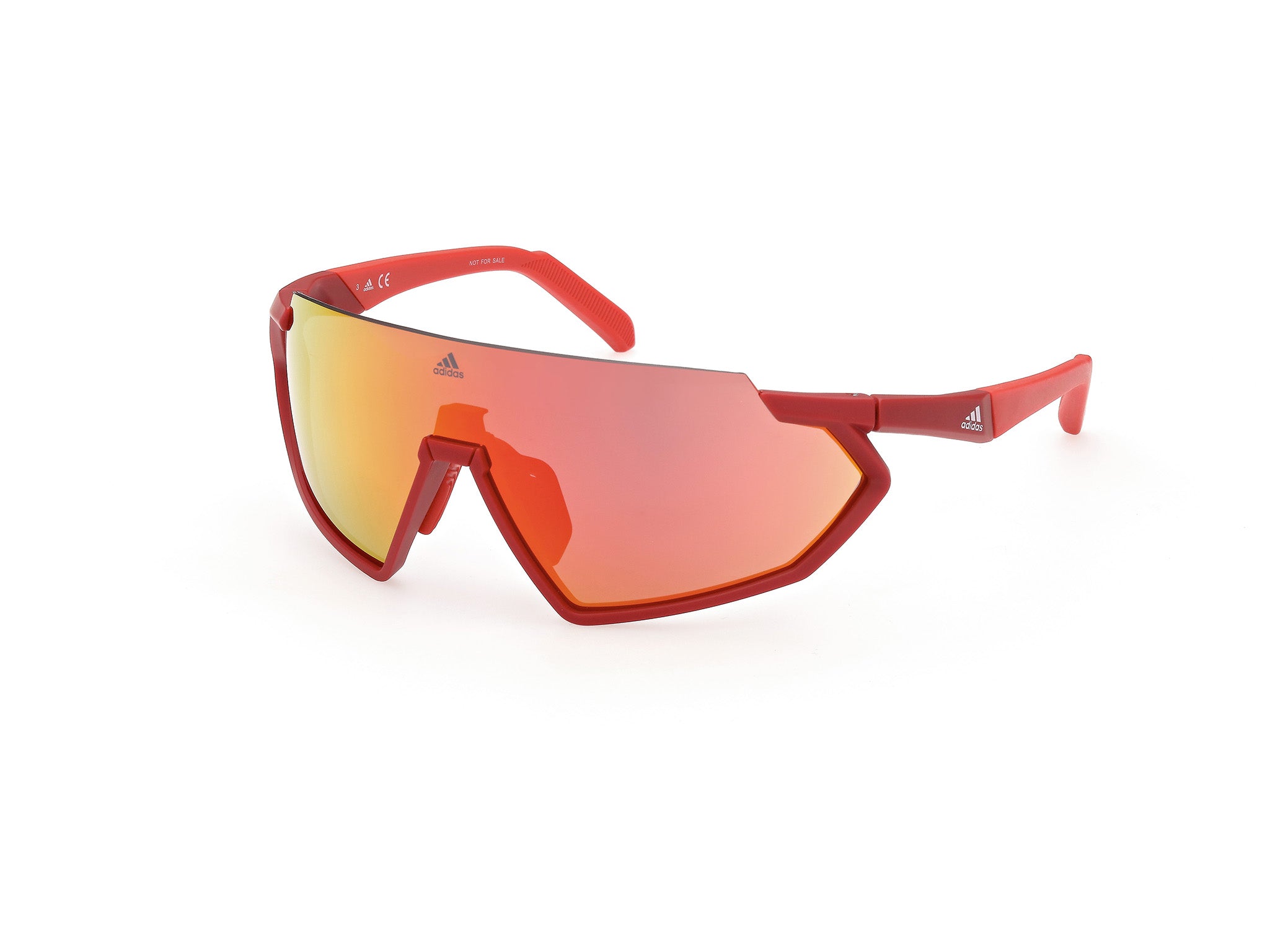 Слънчеви очила Adidas Sport Sp0041 Matte Red/bordeaux Mirror