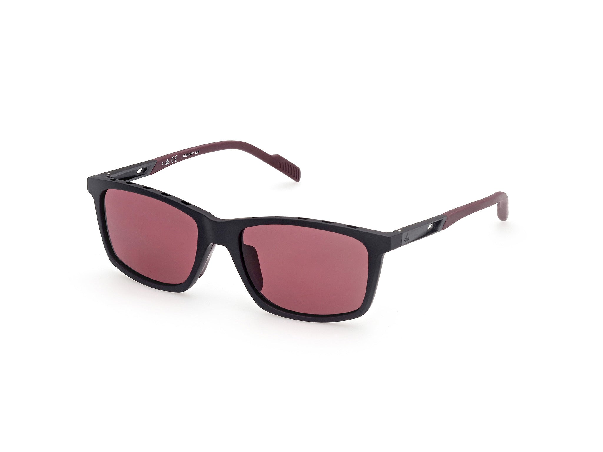 Слънчеви очила Adidas Sport Sp0051 Matte Red/bordeaux Mirror