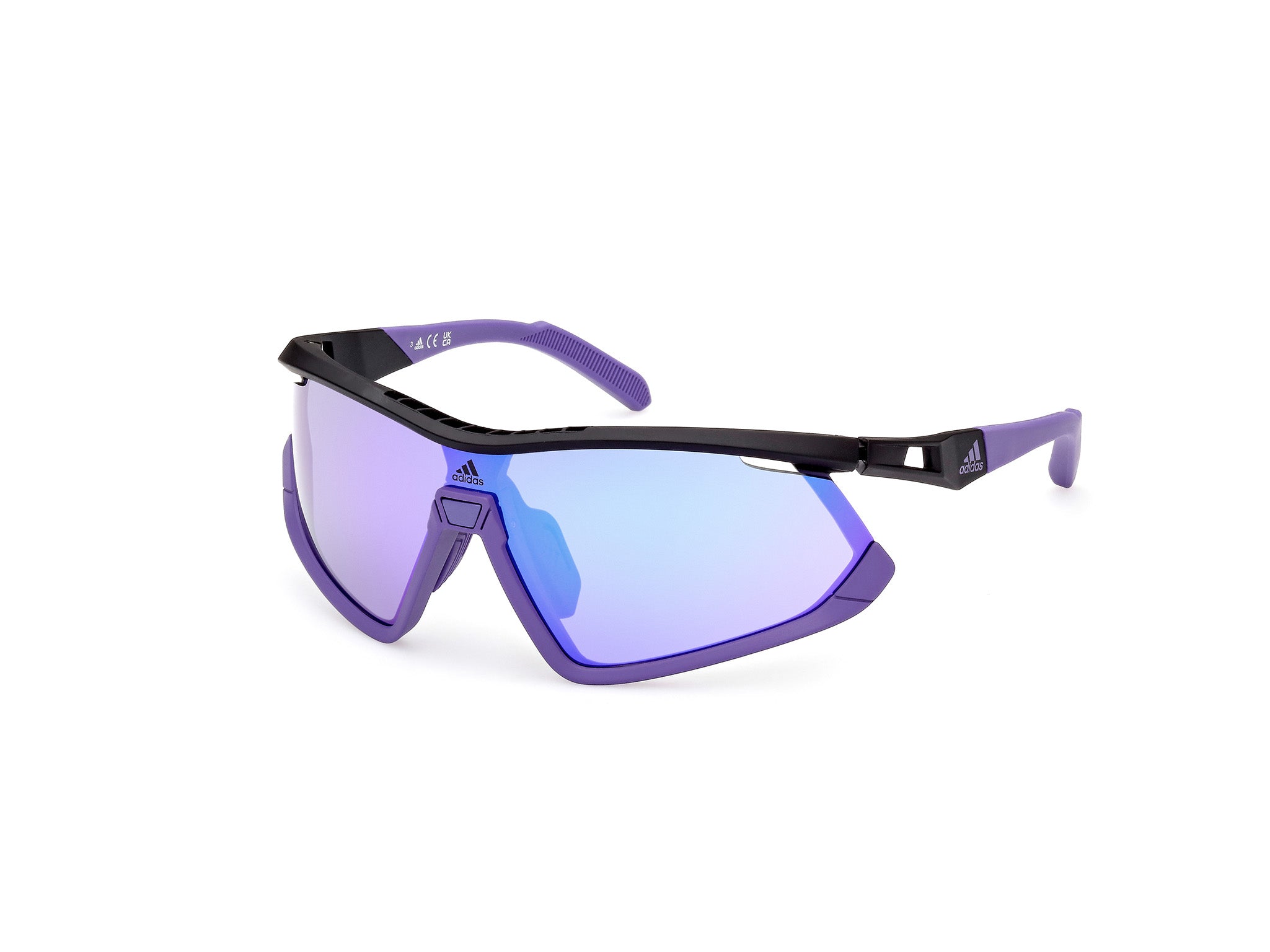 Слънчеви очила Adidas Sport Sp0055 Black/gradient Or Mirror Violet