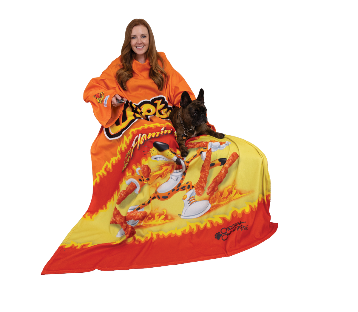 Snuggie Original - deka fleece - oranžová