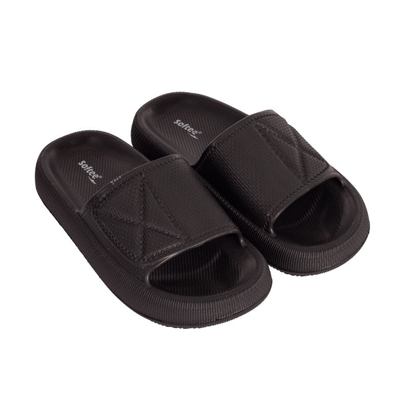 Softee Cross Flip Flops Schwarz