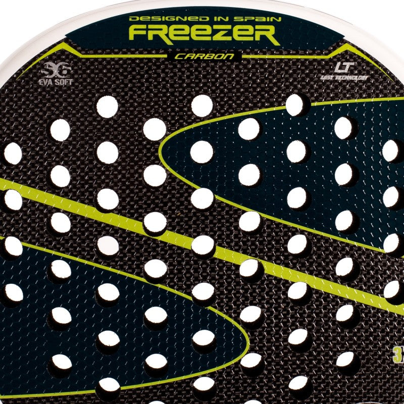 Softee Freezer Carbon 3k Petrol Padel Racket Multicolor