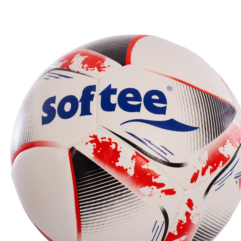 Pallone da calcio ibrido Softee Liverpool Bianco/Rosso/Nero