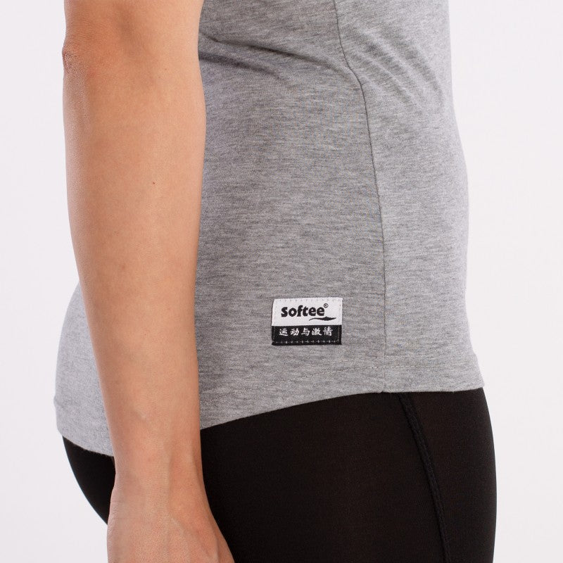 Softee Motivation Ärmlös T-shirt för kvinnor Vit