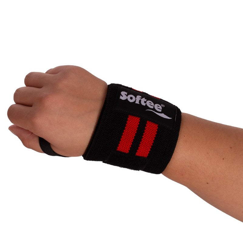 Softee Muscle Compression Wristband Negro ÚNICA