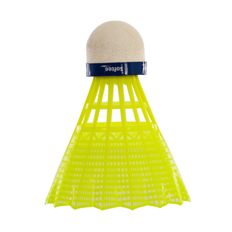 Softee Nylon Ii Volante Bádminton 6 Unidades Amarillo ÚNICA
