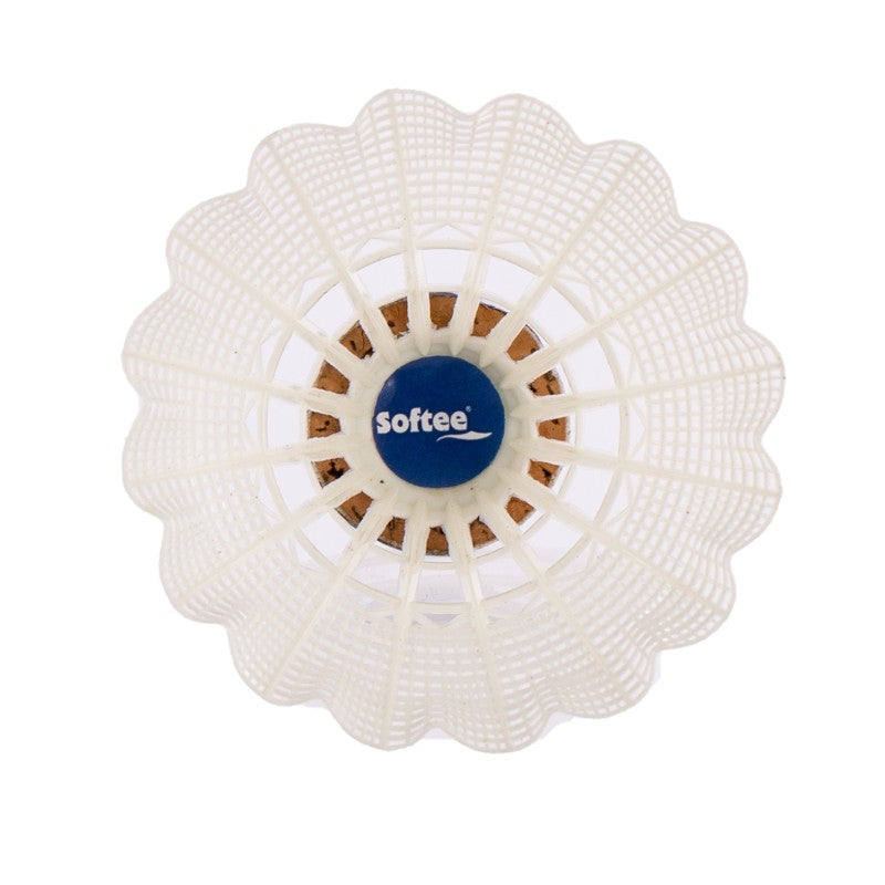 Softee Nylon Ii Badminton Fjäderboll 6 enheter Amarillo ÚNICA