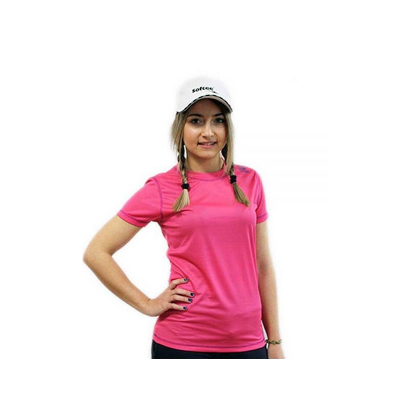 Camiseta Softee Padel Zero Mujer Azul Celeste