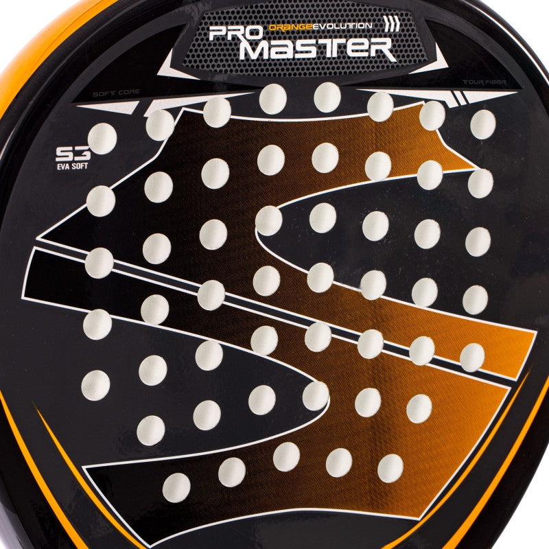 Raquete Padel Softee Pro Master Evolution Laranja Multicolor
