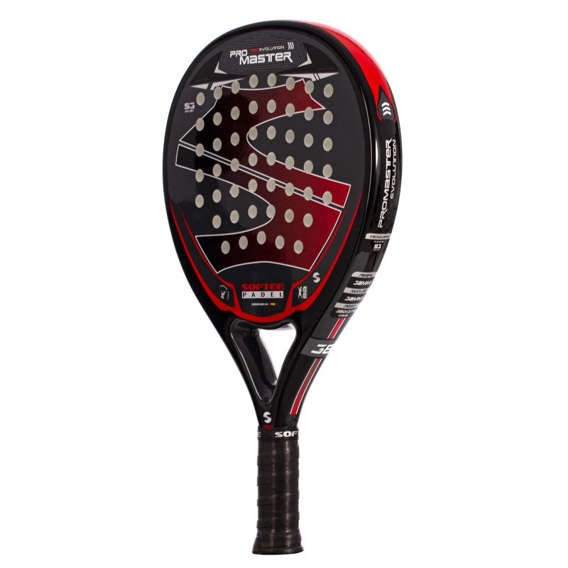 Rakieta Padel Softee Pro Master Evolution czerwona, wielokolorowa