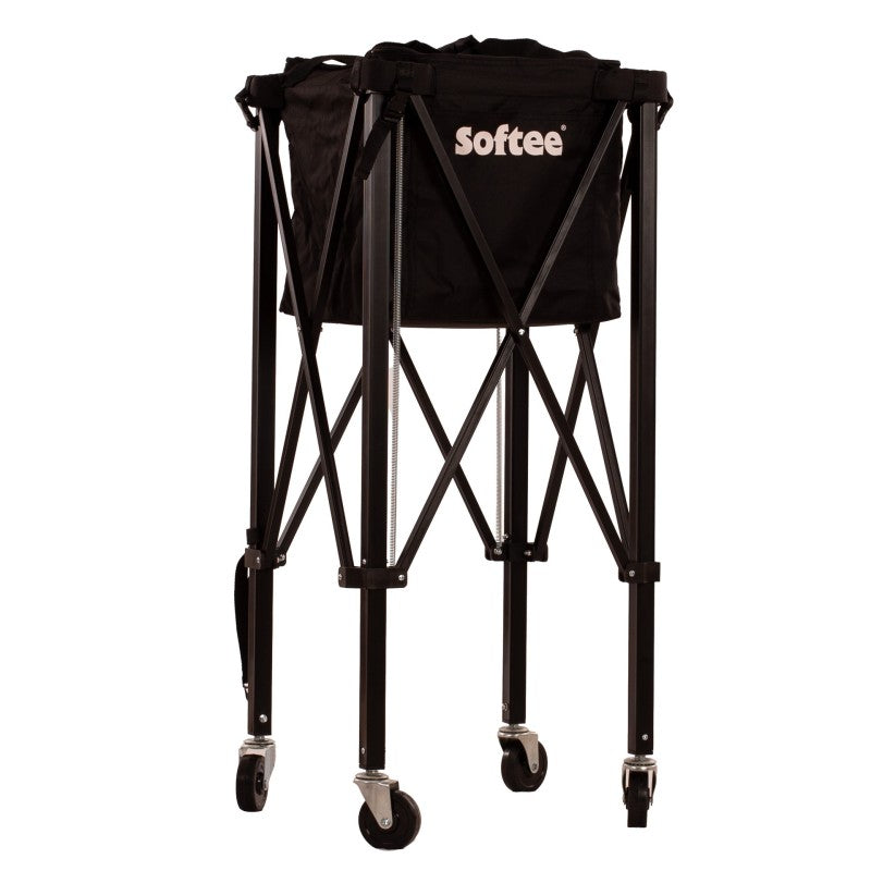 Wózek na piłki tenisowe/padel Softee Rebounce, czarny