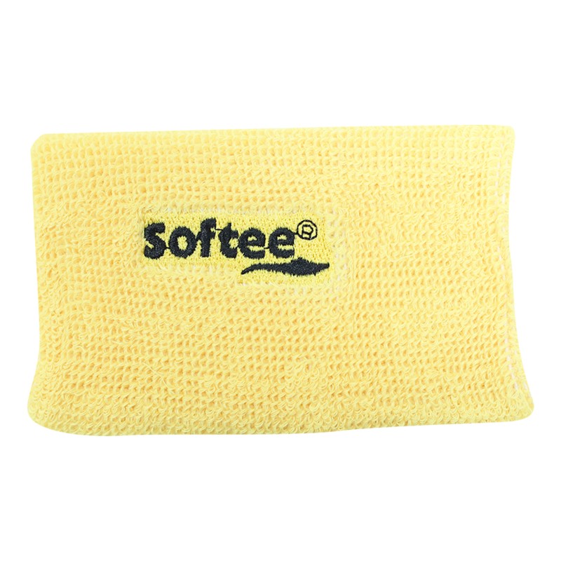 Softee Wide Wristband Amarillo ÚNICA