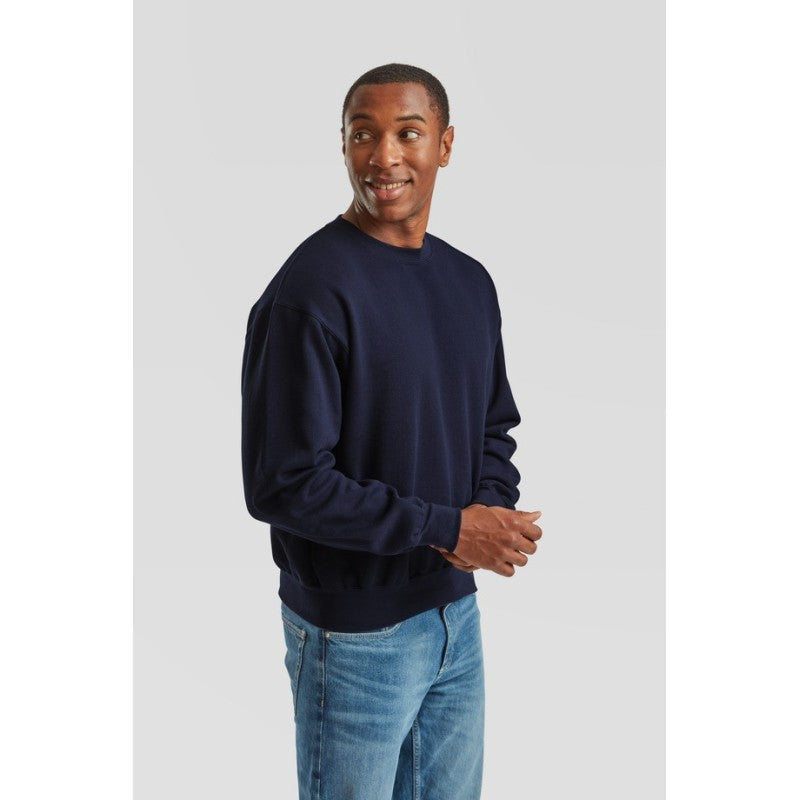 Sudadera Fruit Of The Loom Supercotton Sweat Adulto Blu