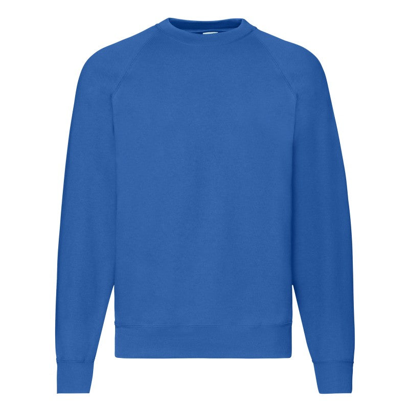 Sweatshirt Fruit Of The Loom Classic Raglan Adult Rosa Claro