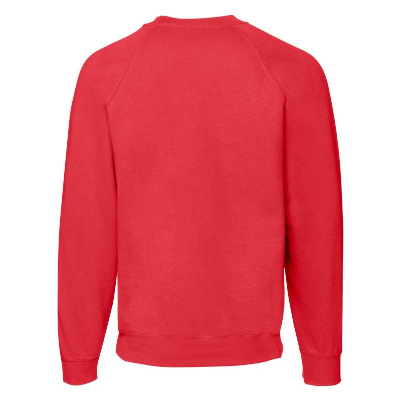 Sweatshirt Fruit Of The Loom Classic Raglan Adult Gris