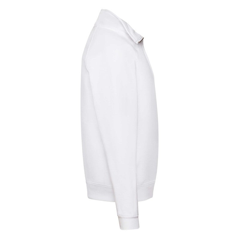 Sweatshirt Fruit Of The Loom Classic Zip Neck Adult Negro