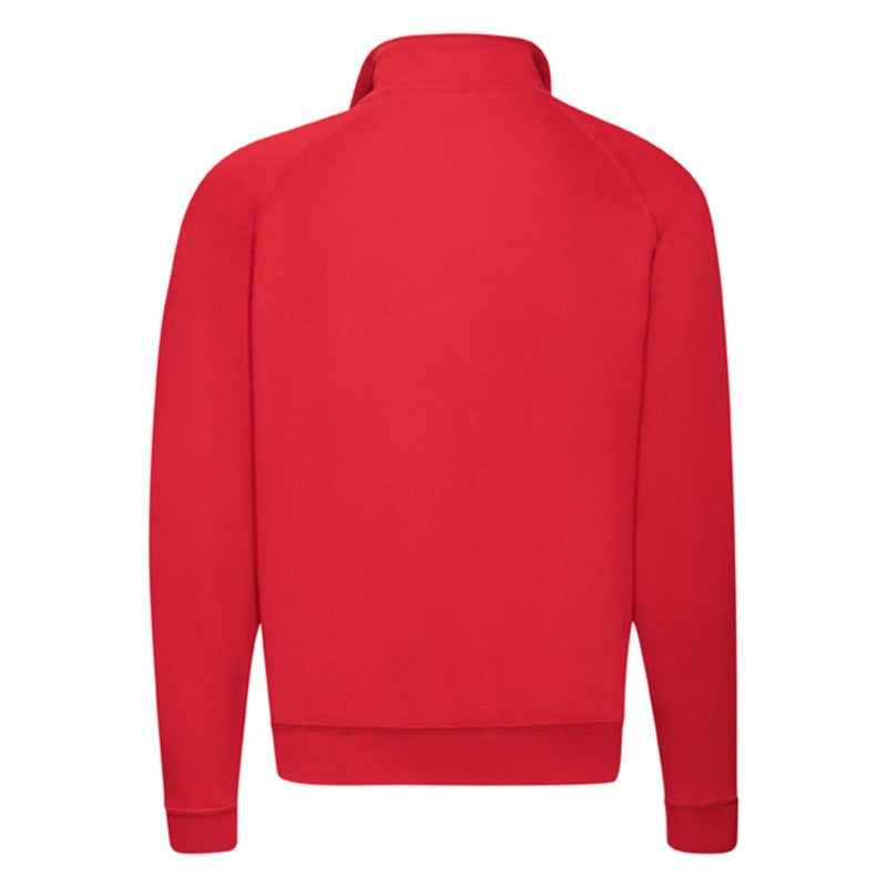 Sweatshirt Fruit Of The Loom Classic Zip Neck Adult Negro