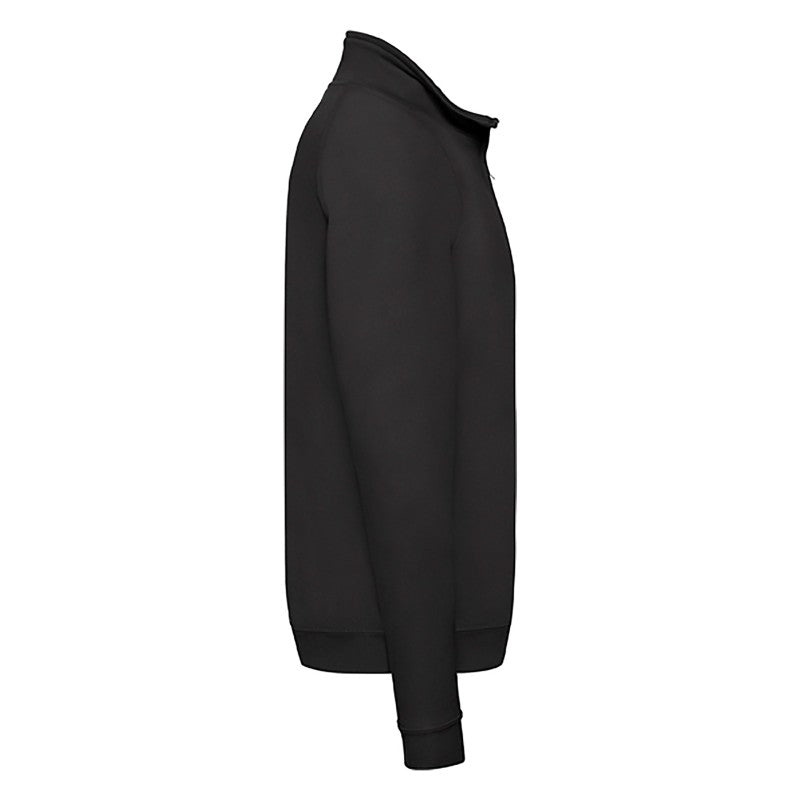 Felpa Fruit Of The Loom Classic Zip Collo Adulto Grigia