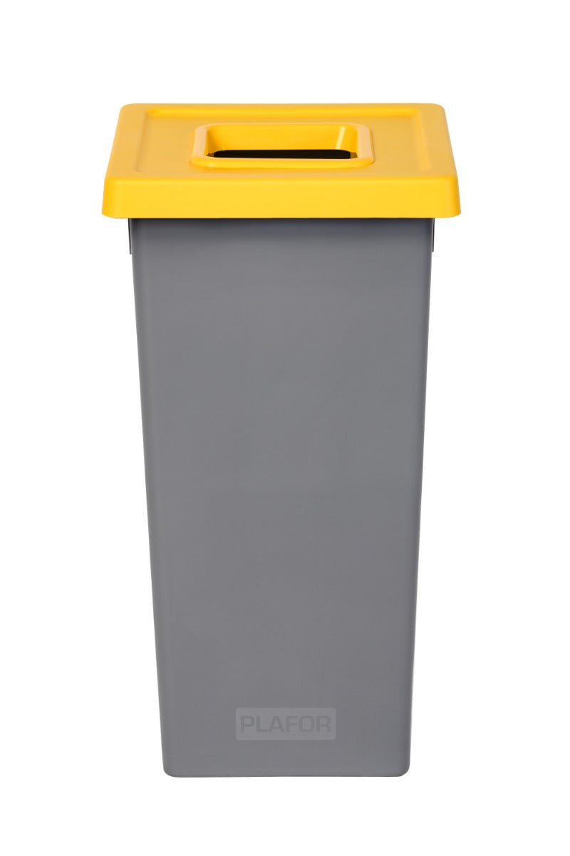 Plafor - Fit Prullenbak 75l – Riciclaggio – Giallo