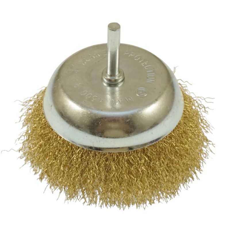 Brosse Rotative En Acier Arbre De 6 Mm Diamètre 100 Mm 4500 Beast
