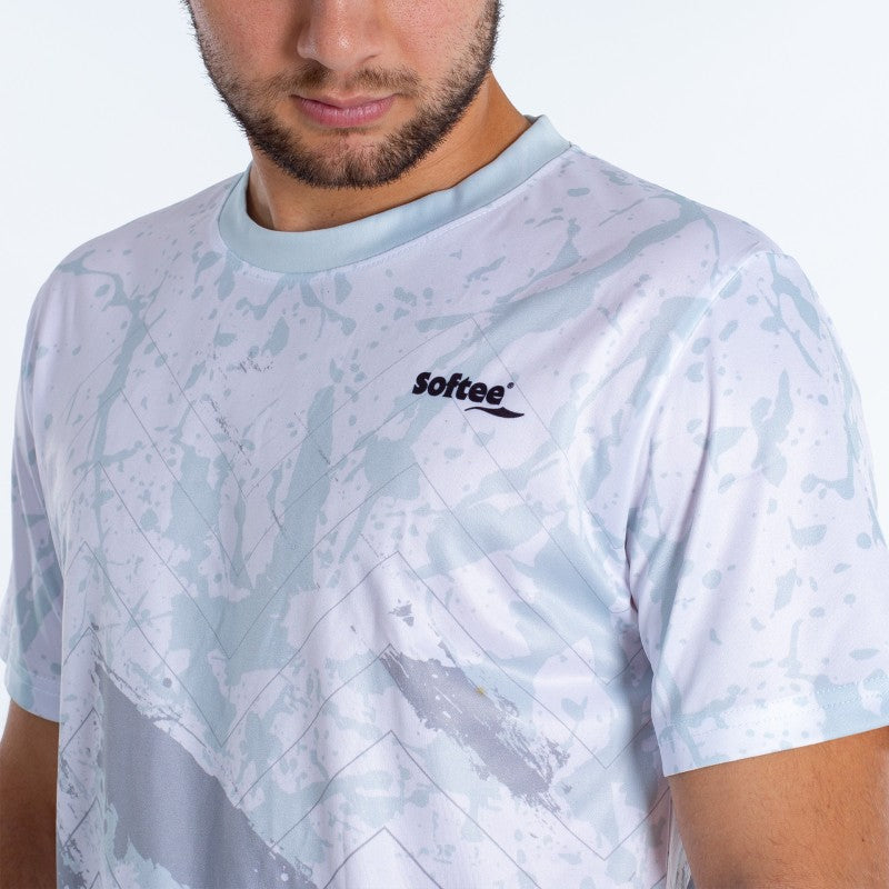 Тениска Softee Freezer Blanco/Gris