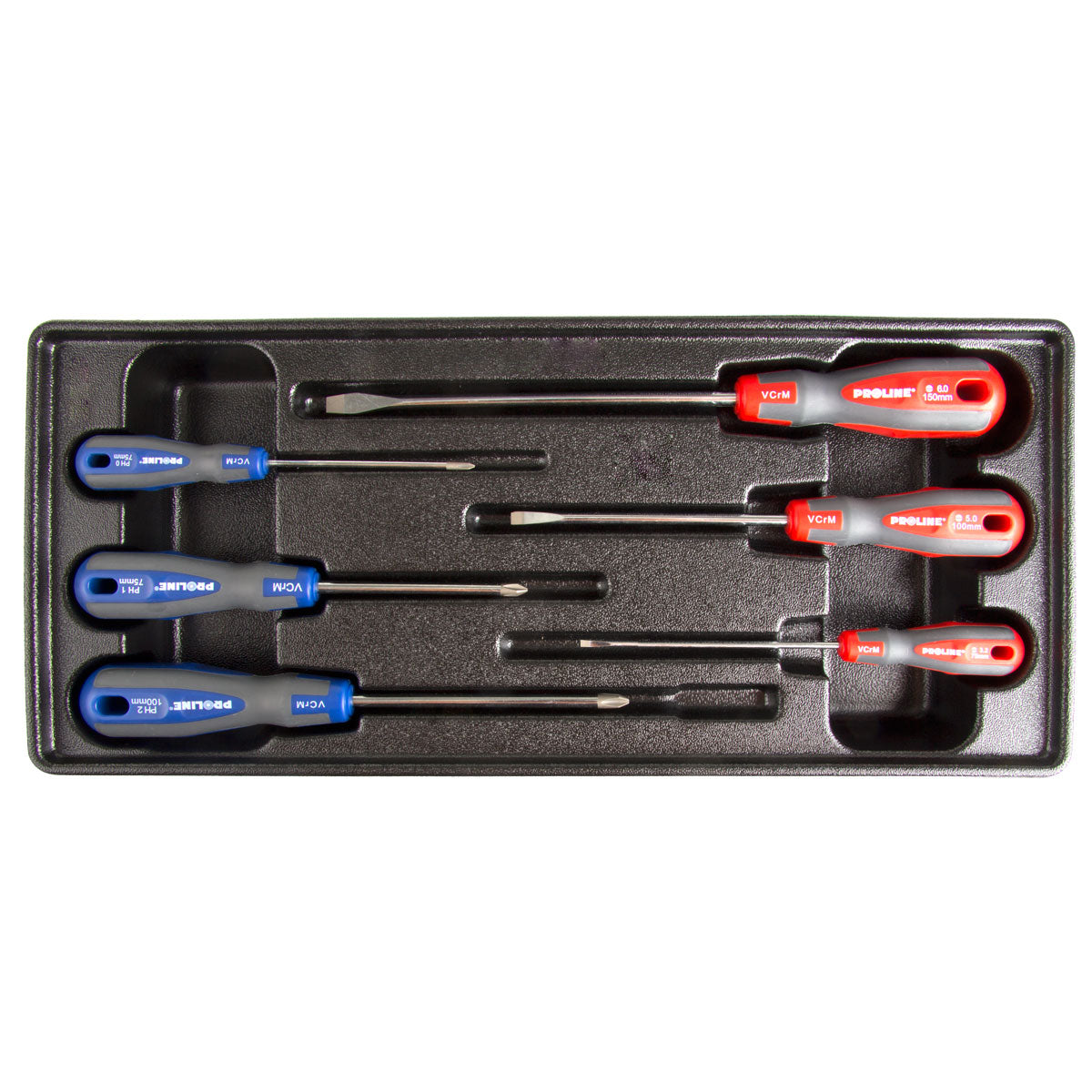 Skruvmejsel Set Flat And Phillips 6st Proline