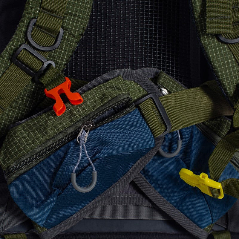 Mochila Expedición Trekking Azul