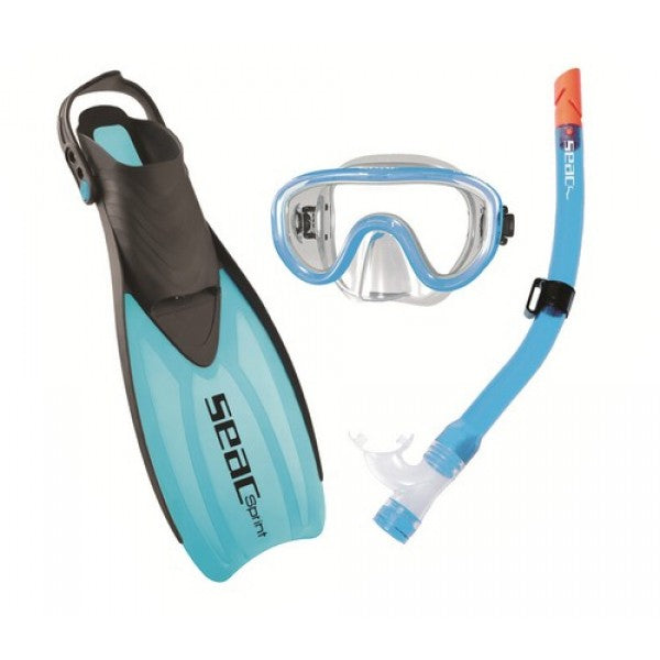 Seac Snorkel Set Tris Sprint Blue