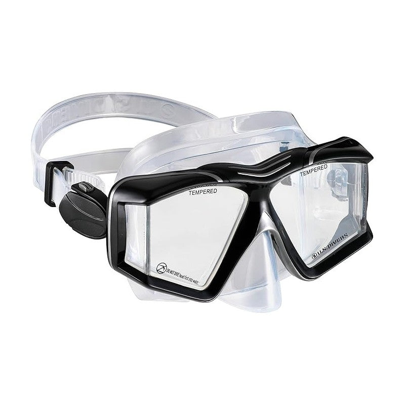Nás. Divers Sideview II Combo Set masky Negro/Gris ÚNICA