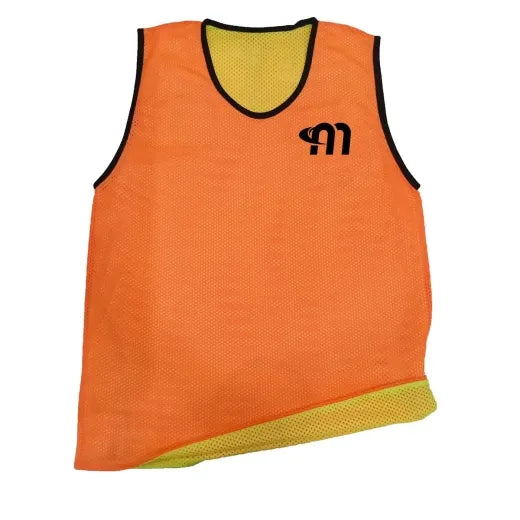 Reversible Training Vest Kids (xs) - Red/blue