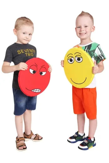 Set Of 6 Emotion Cushions