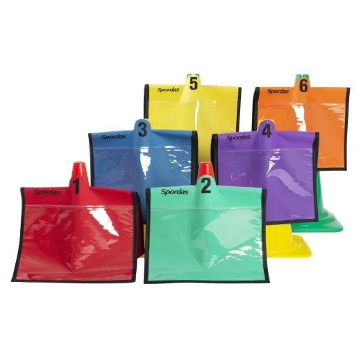 Set Of 6 Cone Folders